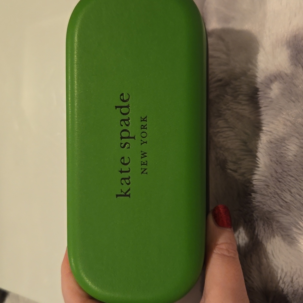 Kate Spade Naomi Blue Oversized Square Sunglasses Brand New in Case - Picture 11 of 13